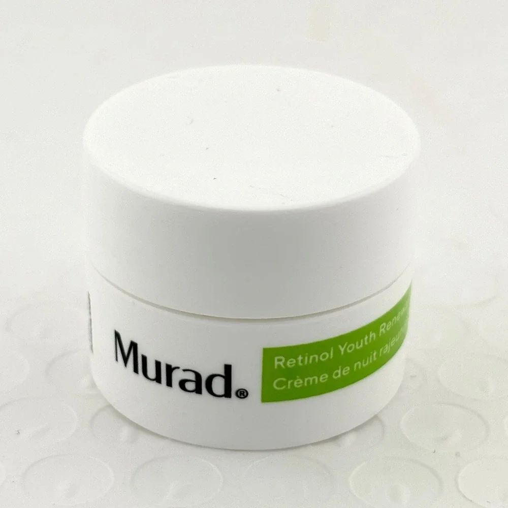 Murad Retinol Youth Renewal Night Cream .25 oz Set of 2 Travel Size New